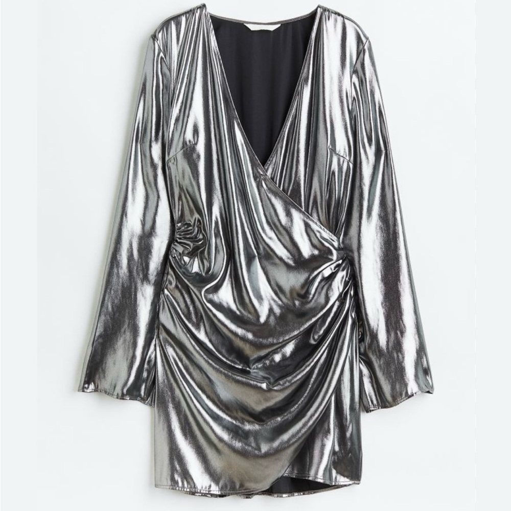 H&M silver dress NEW